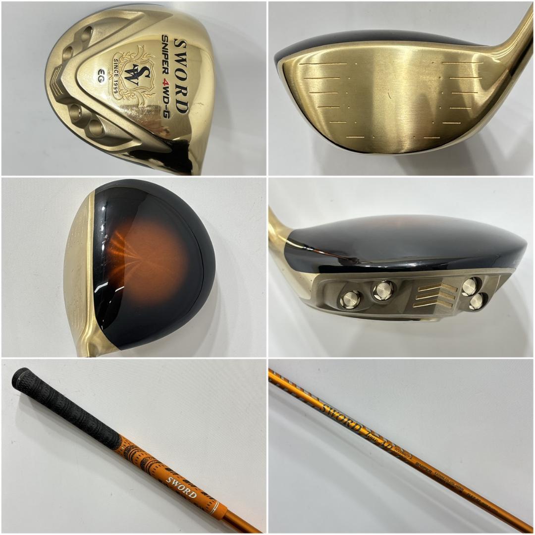 メンズ右利き初心者用　カタナ　SWORD　ゴルフクラブセット　W-2710