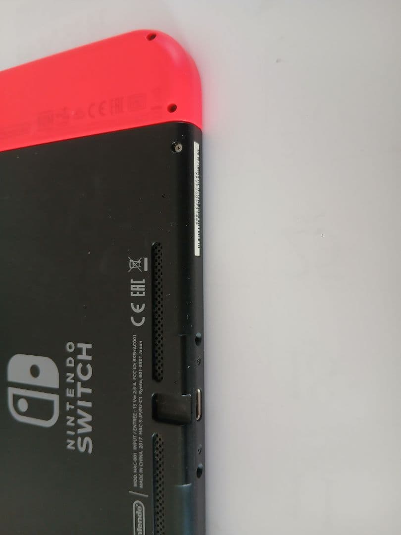 Nintendo Switch 本体 赤/青 本体中古品動作確認済