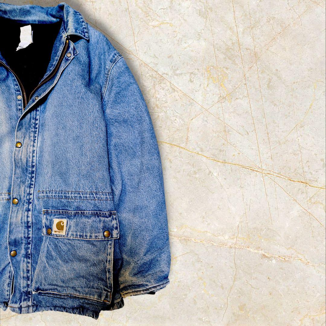 Carhartt C45DST デニム チョアコート XL 古着 アメカジ