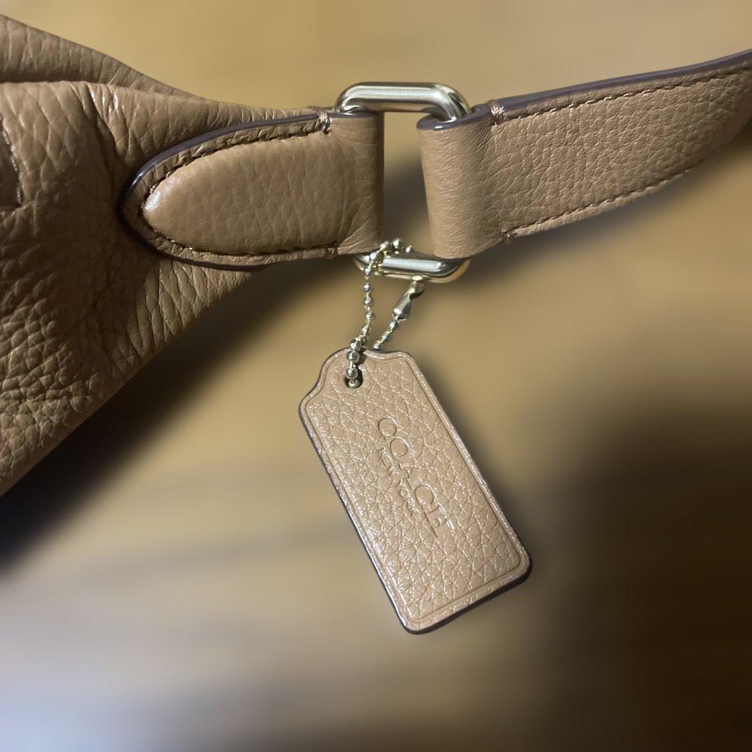 値下げ！COACH キャメルカラーウエストバッグ　美品