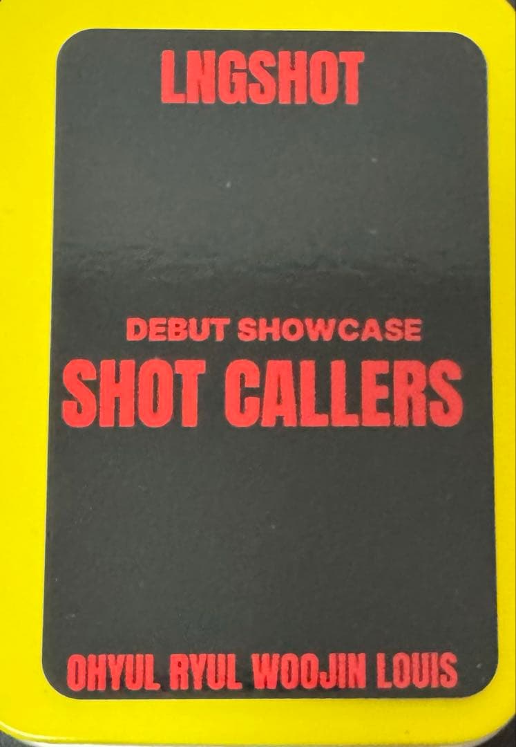 lngshot ショーケース　showcase オユル　トレカ
