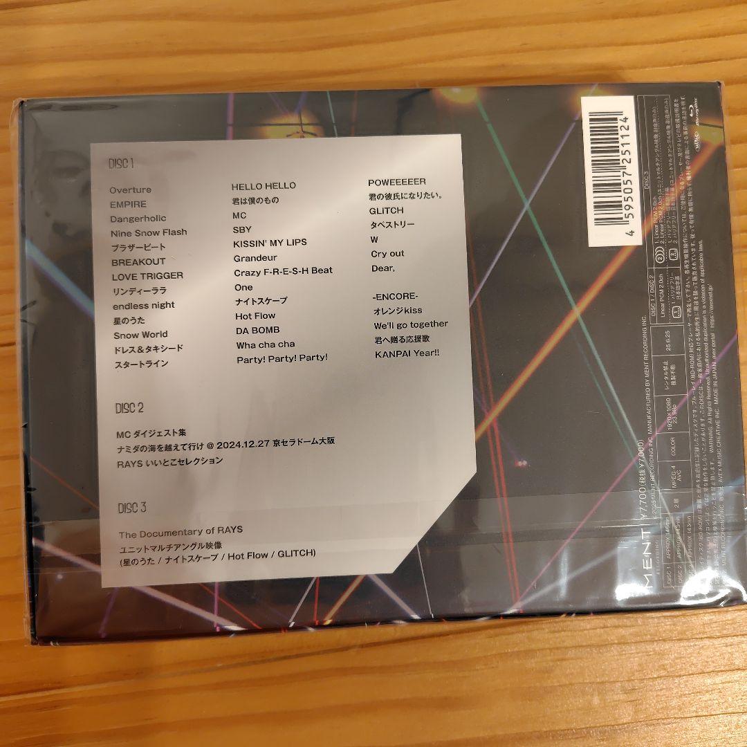  Man Dome Tour 2024 RAYS 初回盤　Blu-ray