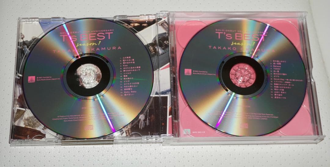 初回生産限定盤　岡村孝子「T's BEST season 1」2CD+BD