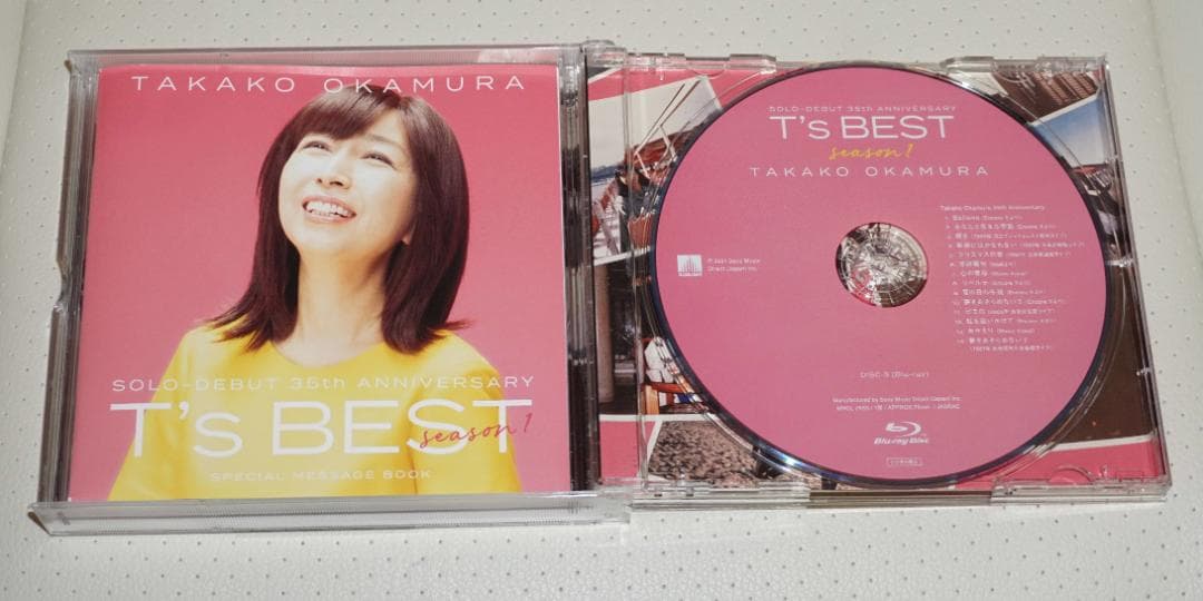 初回生産限定盤　岡村孝子「T's BEST season 1」2CD+BD