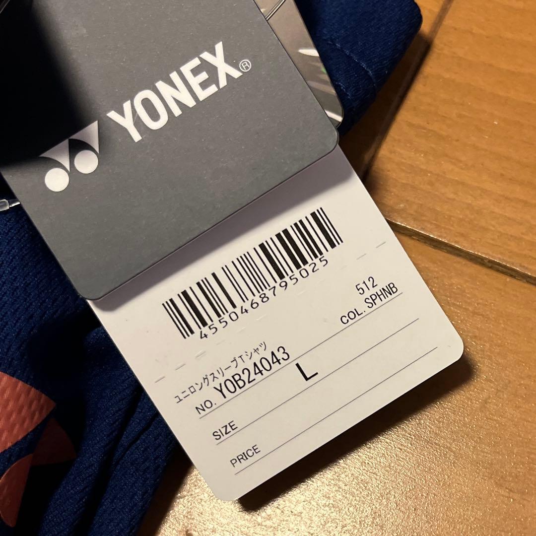 ヨネックス ロングスリーブTシャツ　YOB24043 サイズL ユニサイズ