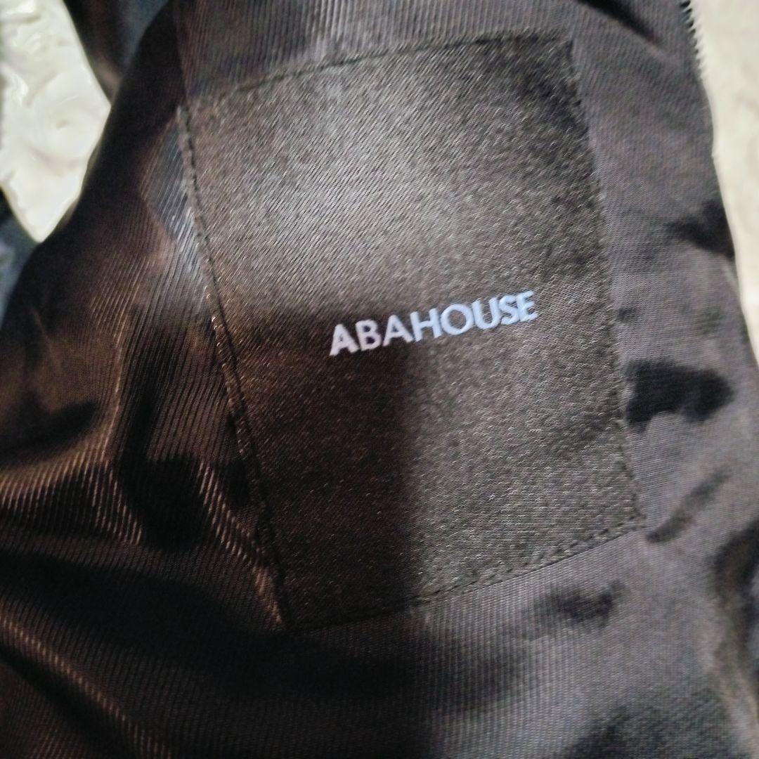 y2k ABAHOUSE ベロア ダウンベスト 黒 ラクーンファー 00s L