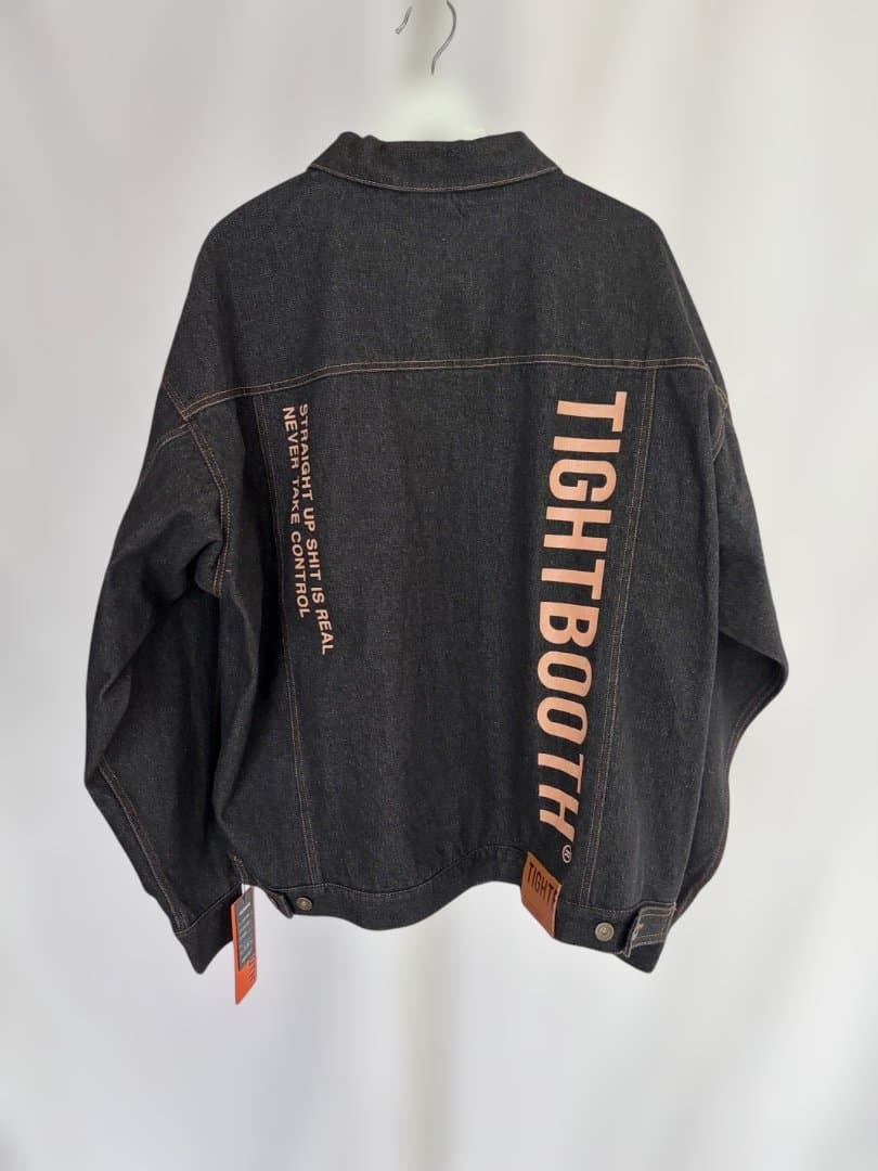 TIGHTBOOTH ブラックデニムジャケット Lサイズ