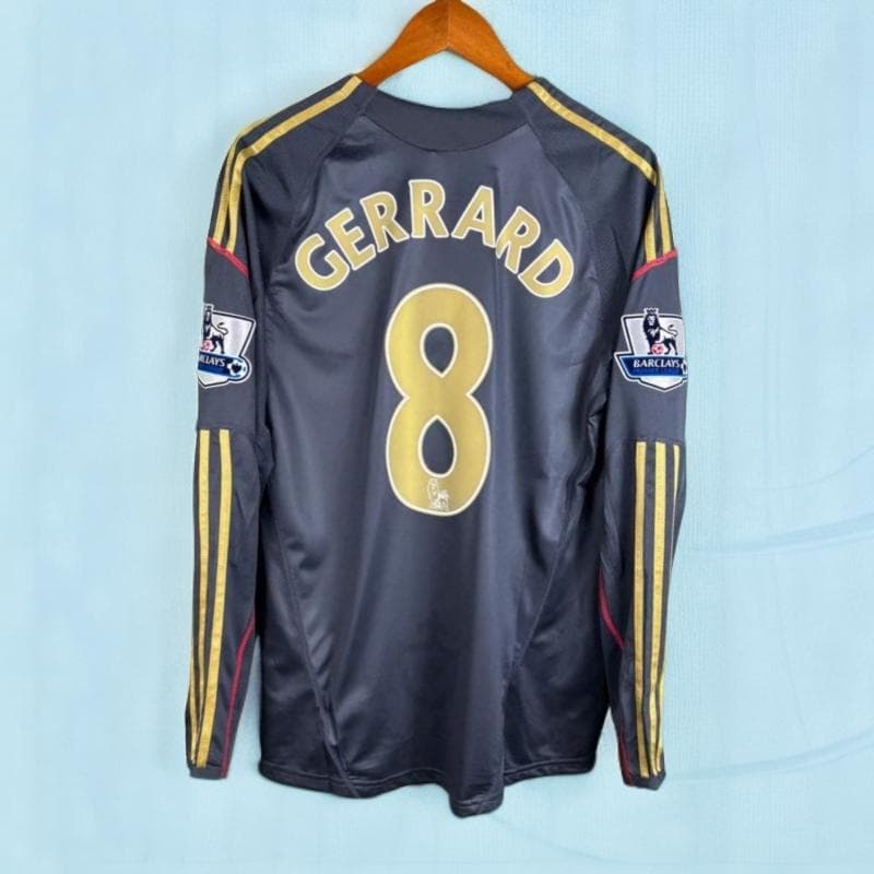 09-10 リバプール GERRARD 8番 長袖 シャツ