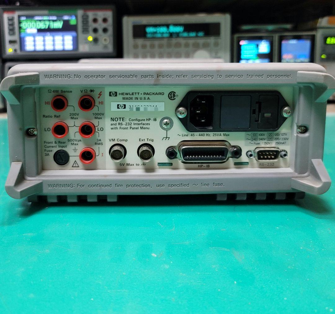 HP 34401A 6.5桁 DIGITAL MULTIMETER REV.11