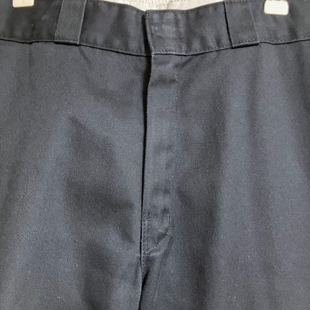 Dickies LooseFit ダブルニー ワークパンツ 黒　32×30