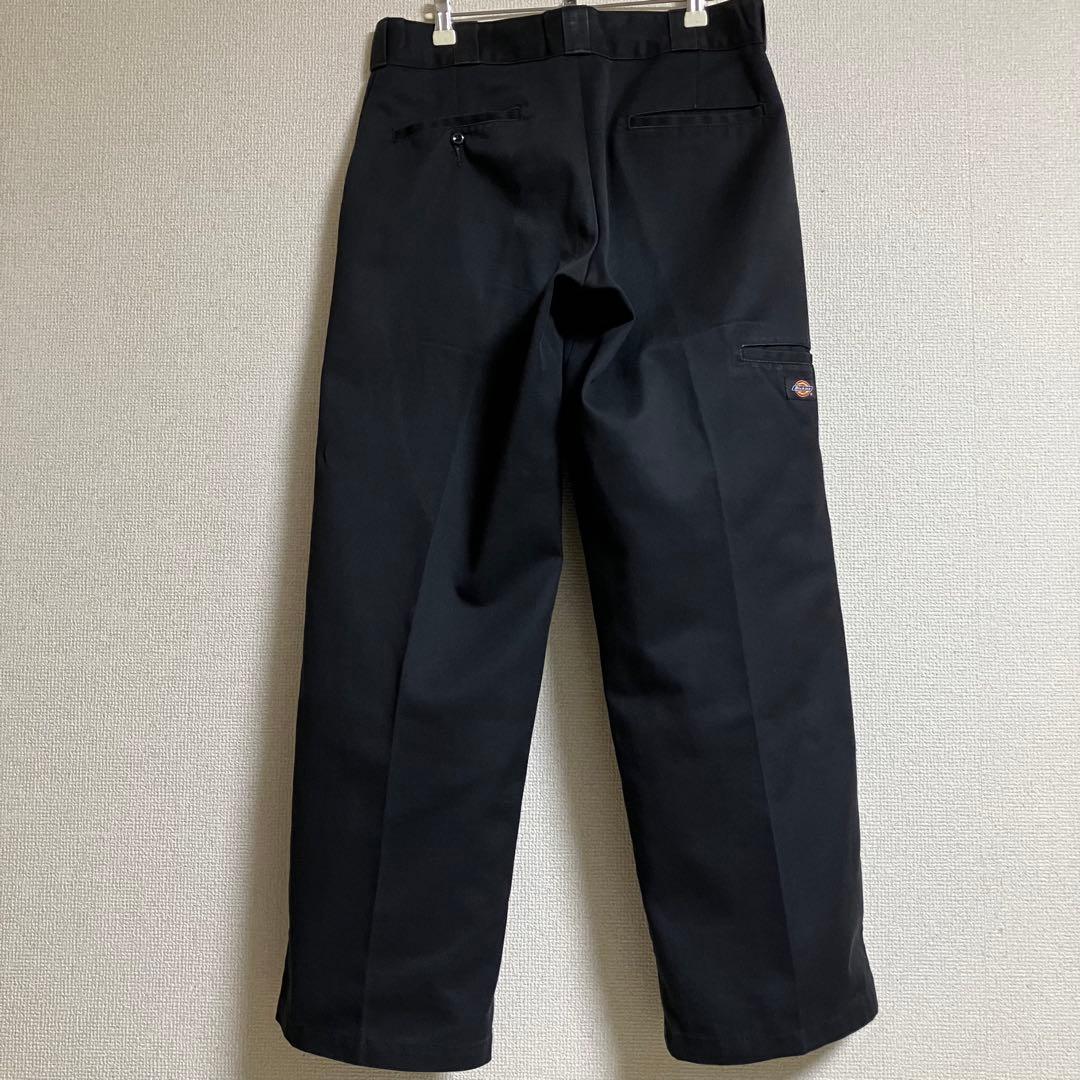 Dickies LooseFit ダブルニー ワークパンツ 黒　32×30