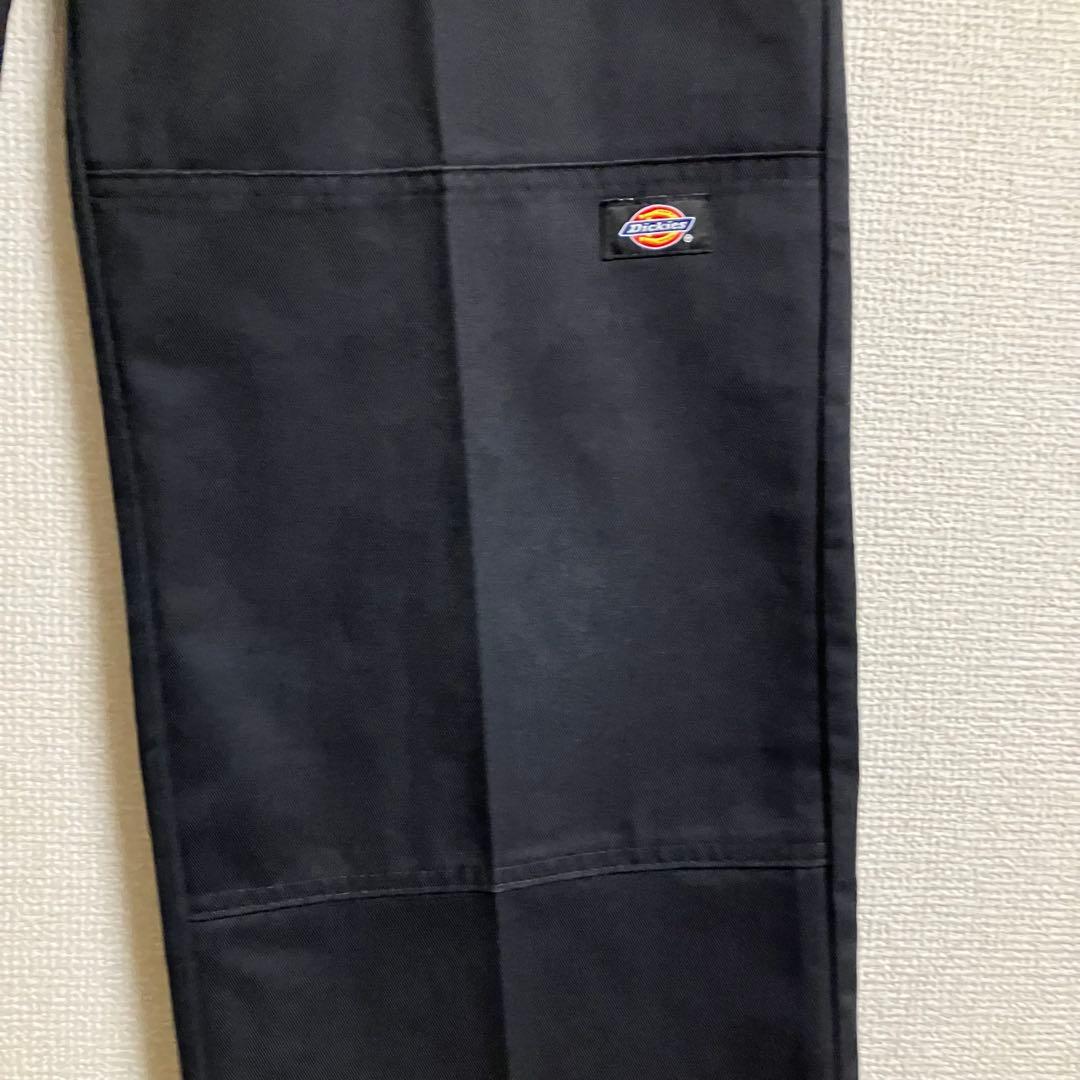 Dickies LooseFit ダブルニー ワークパンツ 黒　32×30