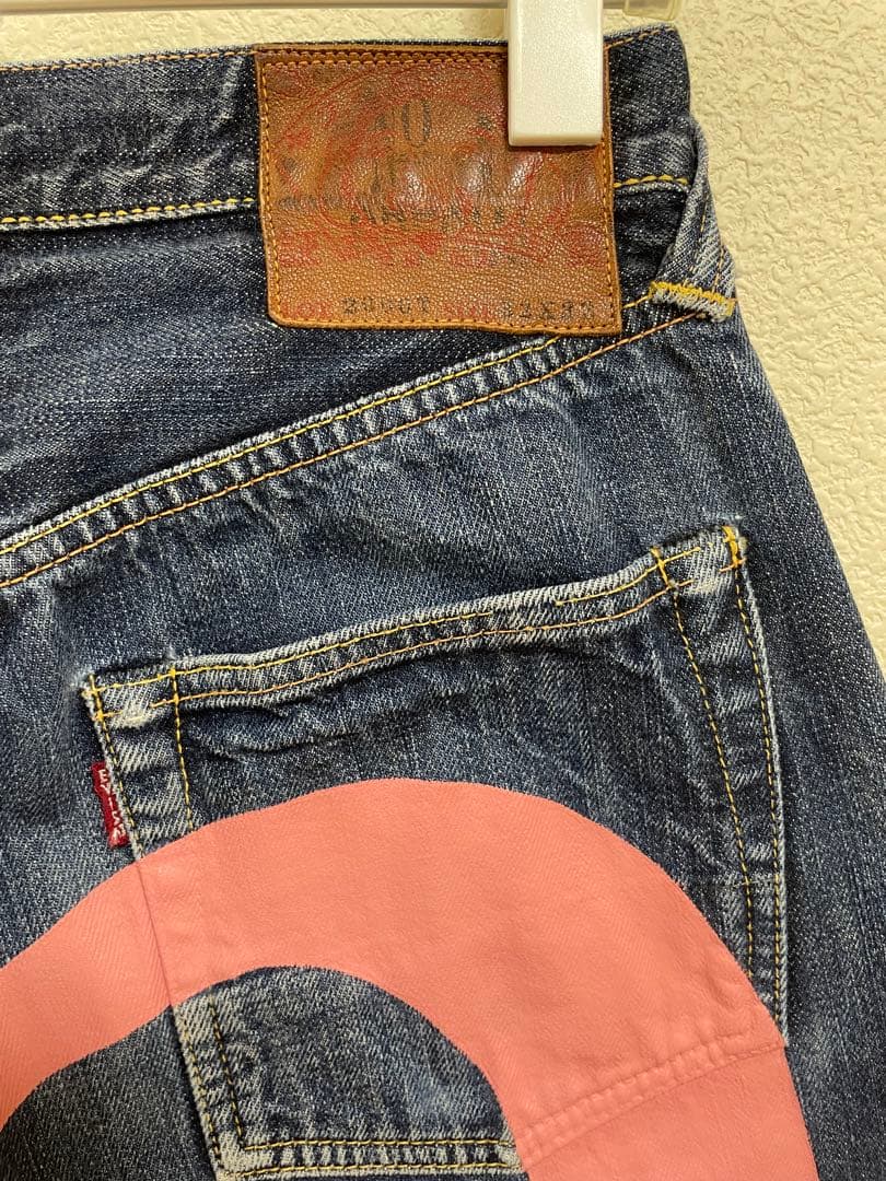 EVISU No.1 Lot.2000T W32×L32 ピンク大黒　日本製