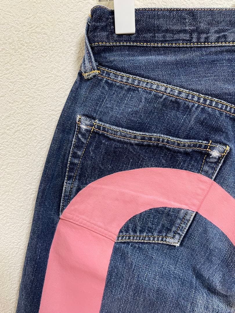 EVISU No.1 Lot.2000T W32×L32 ピンク大黒　日本製