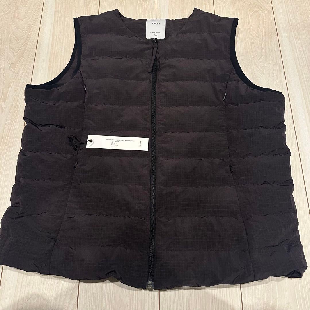 ジャケット・アウター KAJA NYLON RIPSTOP DOWN VEST OVY