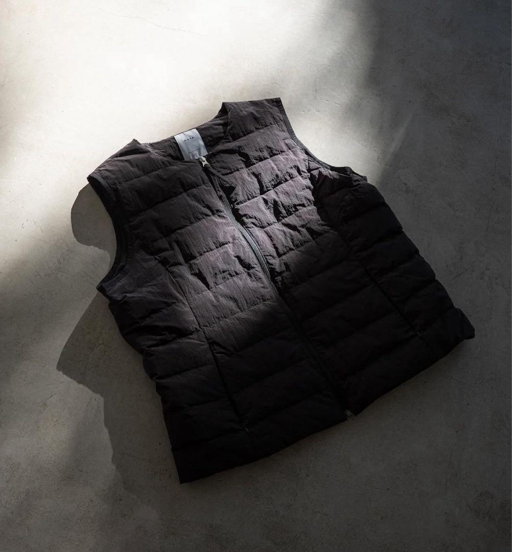 ジャケット・アウター KAJA NYLON RIPSTOP DOWN VEST OVY