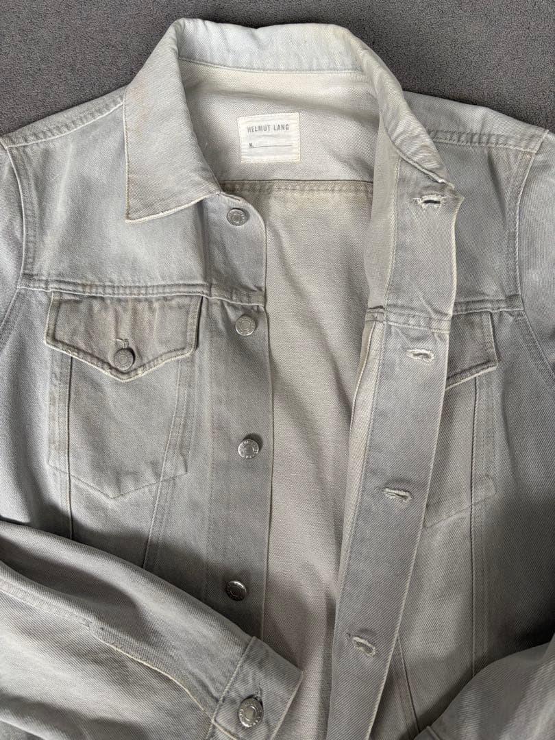 K*Ü様 HELMUT LANG ライトグレー デニムジャケット 90S アーカ