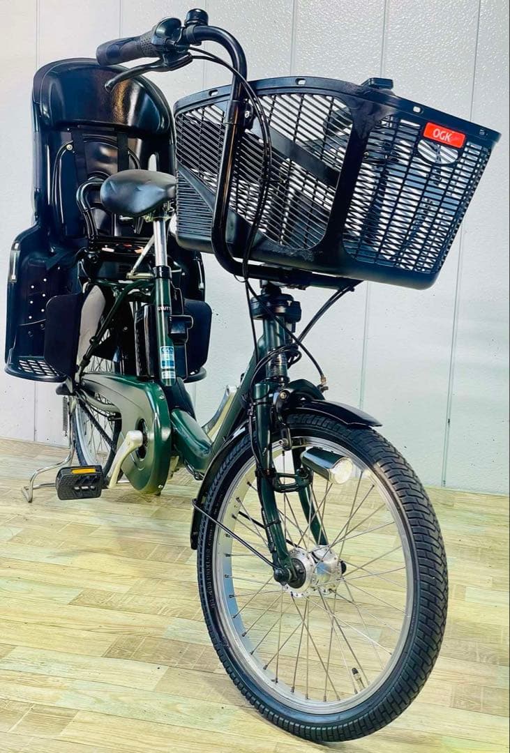 ★2983パナソニック12アンペア 20インチ子供乗せ電動アシスト自転車