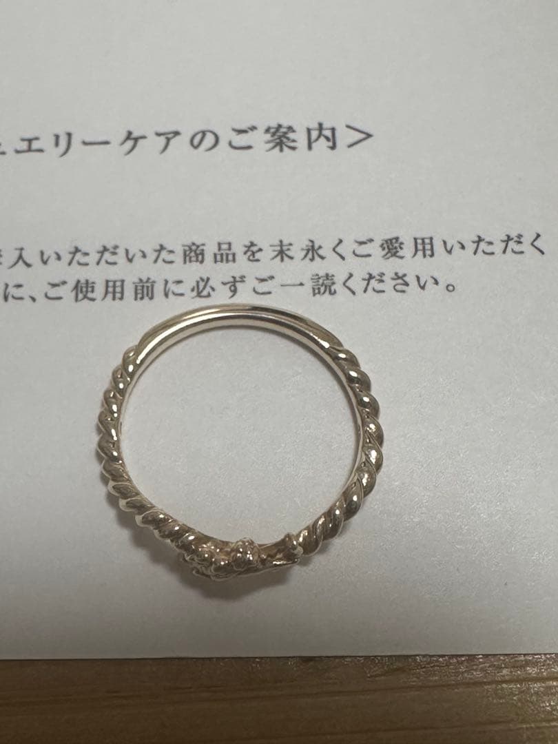 値下げ◇ノジェス　K5ピンキーリング　5号