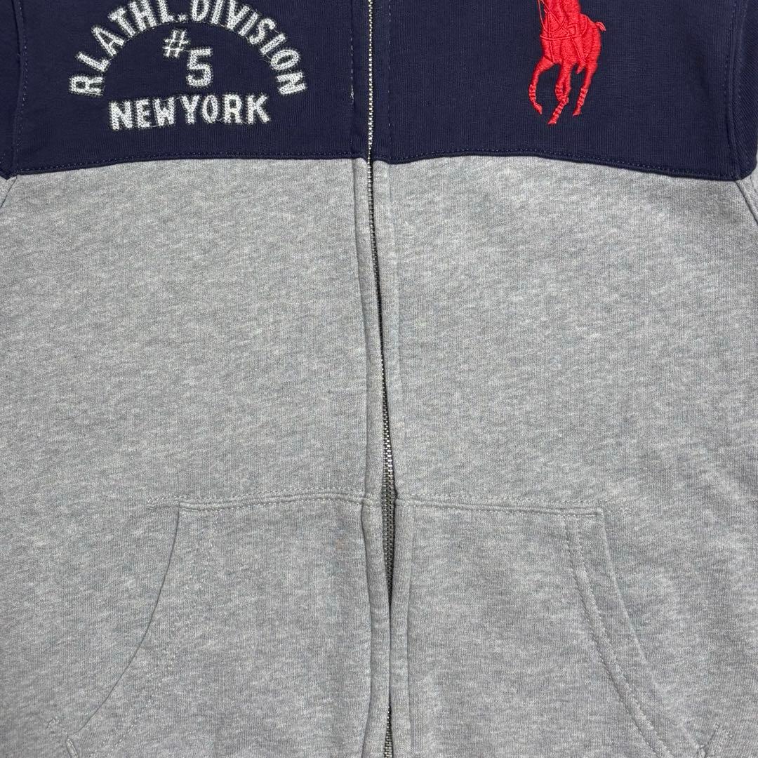 POLO ラルフローレン ジップパーカー ビックポニー Y2K 平成 お兄系