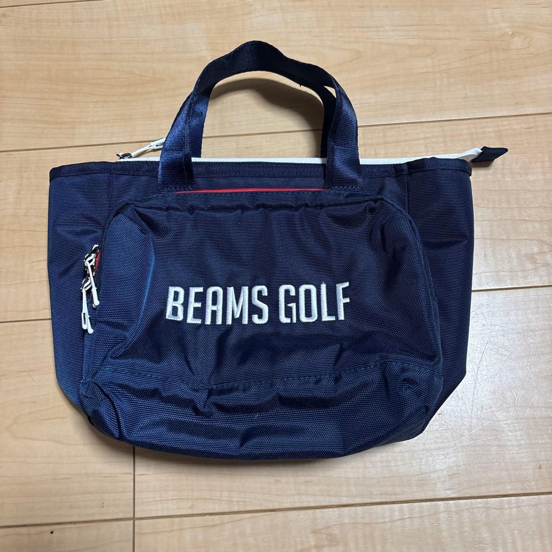 BEAMS GOLF ミニトート バッグ ネイビー　カートバッグ