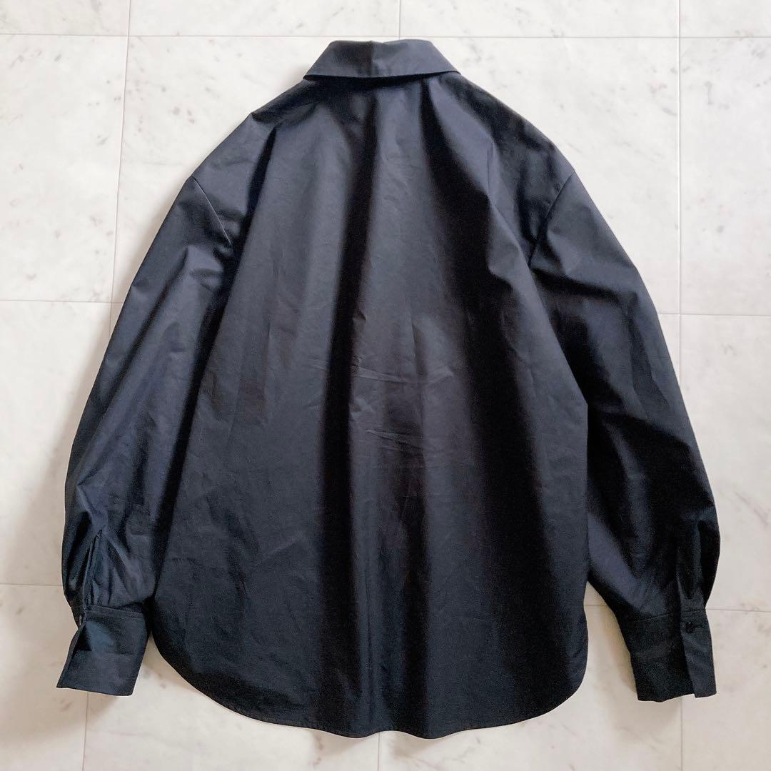 極美品　ルルウィルビー　タイ付シャツ　ブラック