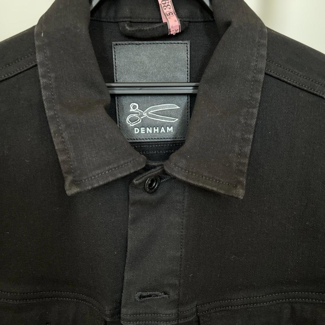 DENHAM AMSTERDAM POCKET BLFM30 ブラックジャケット