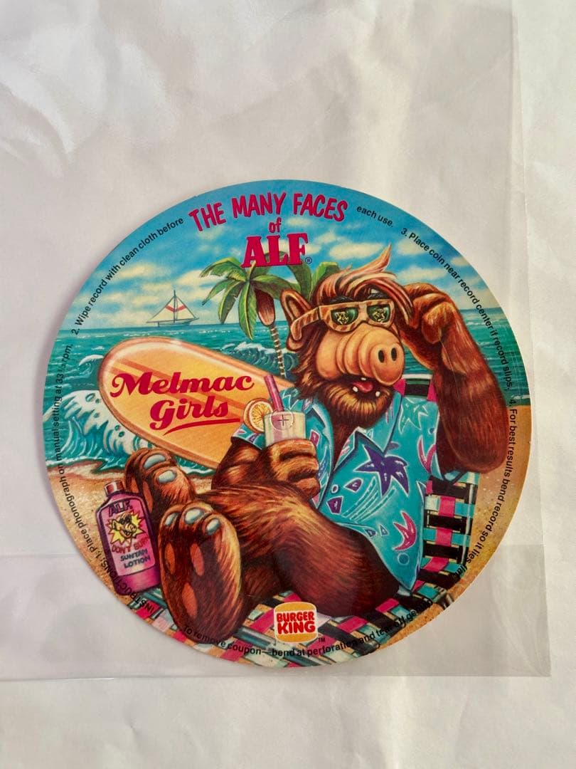 ALF Burger king vintage records アルフ レコード