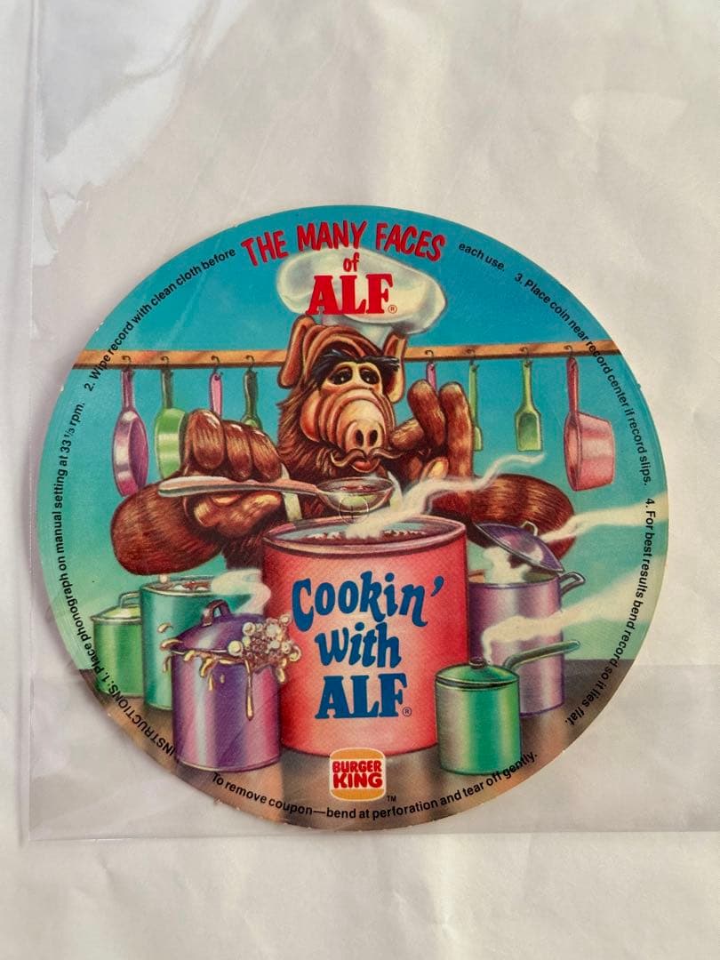 ALF Burger king vintage records アルフ レコード