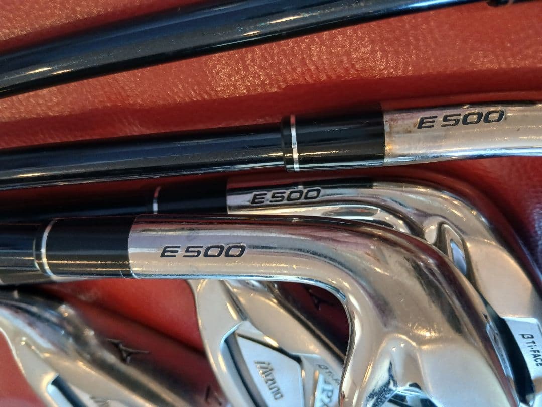 左用ミズノJPX E500アイアン◆5～Pw6本◆グリップ新品◆カーボン硬R
