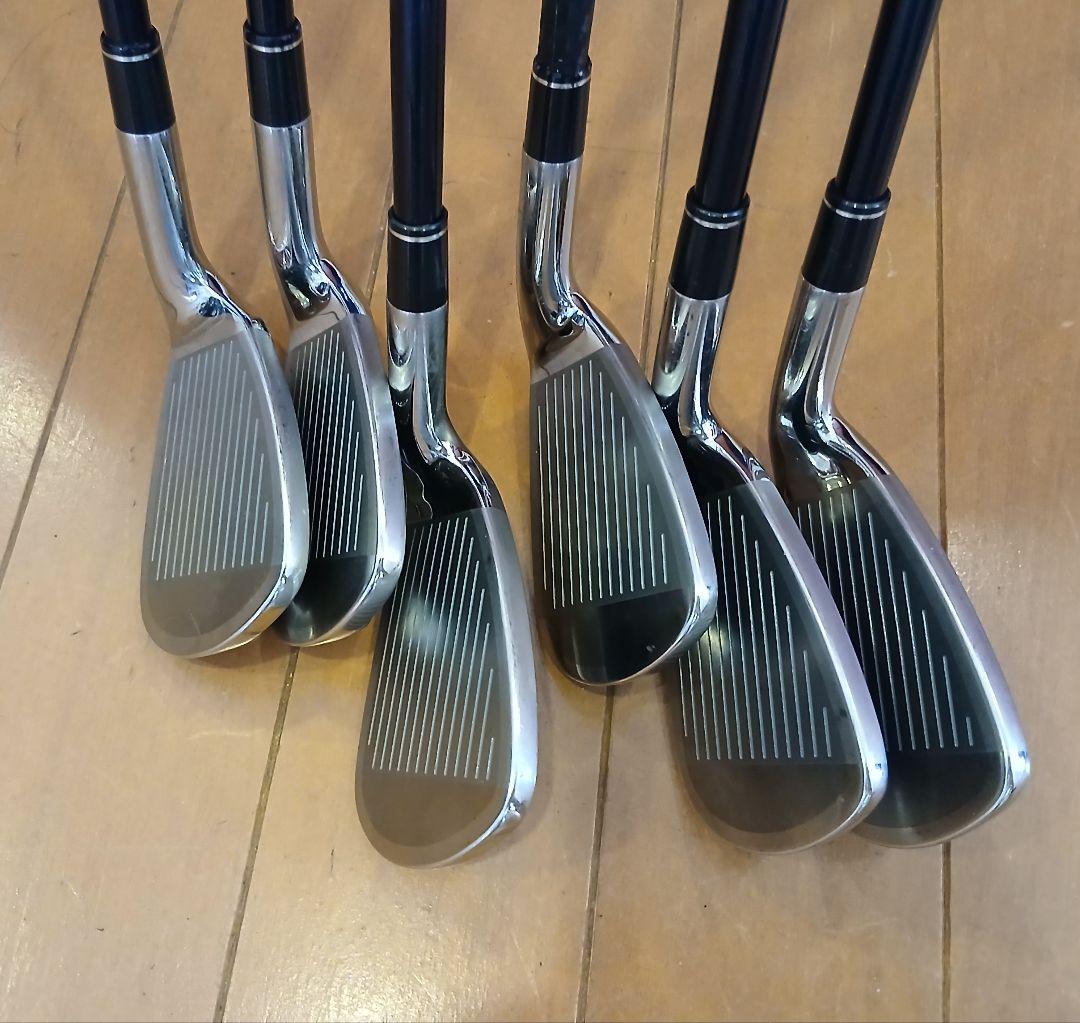 左用ミズノJPX E500アイアン◆5～Pw6本◆グリップ新品◆カーボン硬R