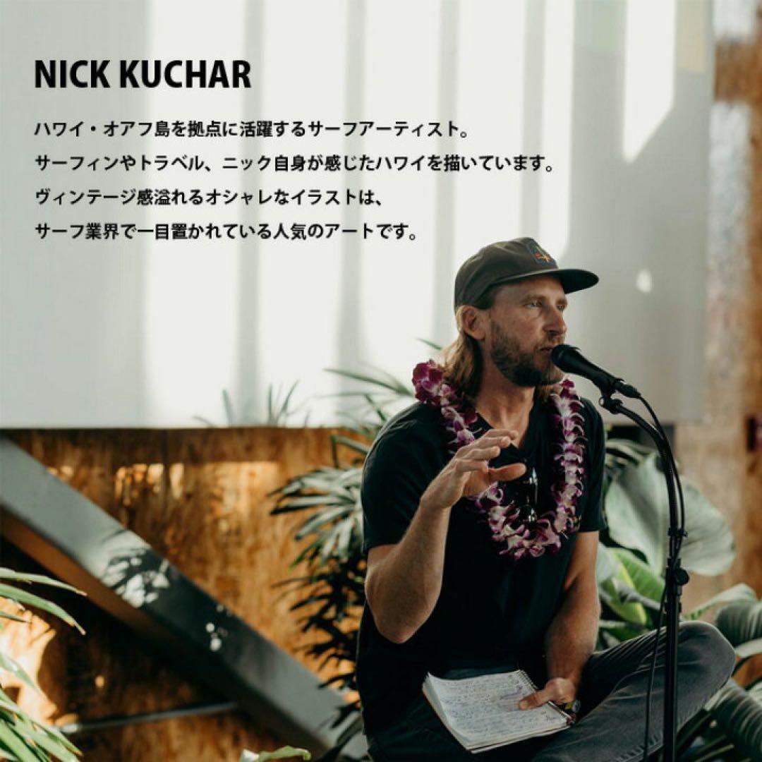 ニックカッチャー ハワイトラベルプリント Kahala Beach Oahu
