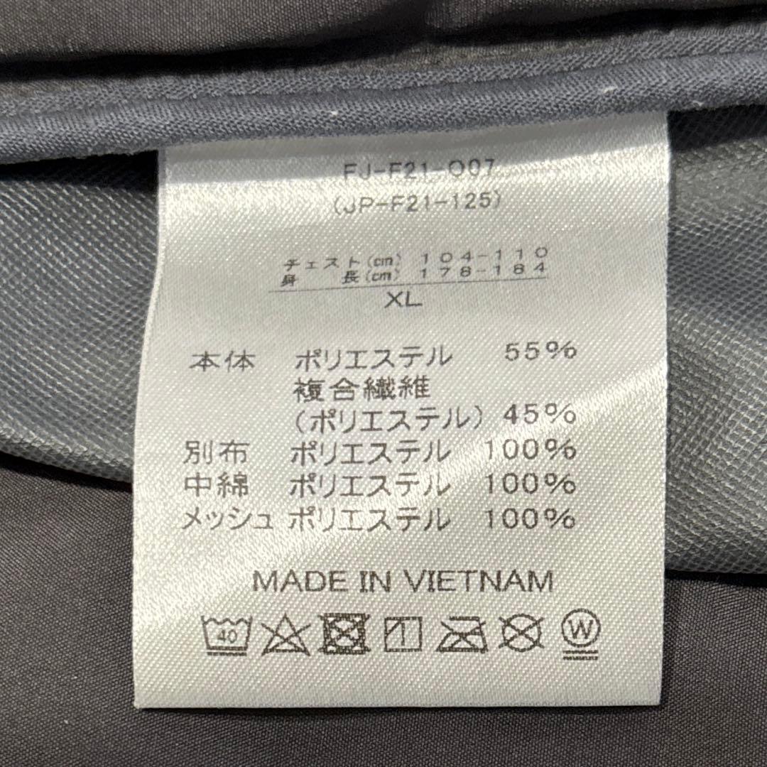 【極美品/メンズXL】フットジョイ ハイブリッド　中綿ジャケット　黒　グレー