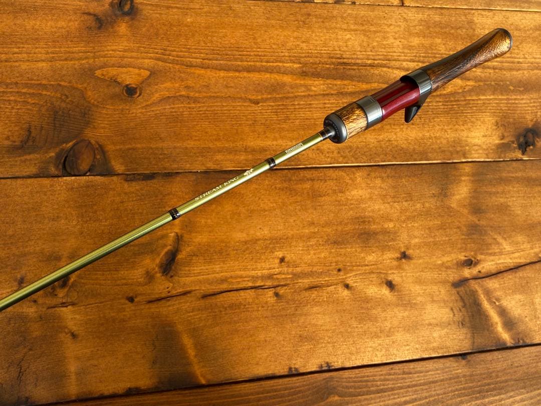 トラウトロッド　5ft ベイトロッド　山女魚　岩魚　ウッドグリップ　渓流釣り