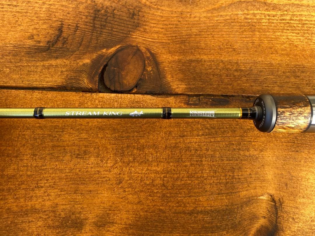 トラウトロッド　5ft ベイトロッド　山女魚　岩魚　ウッドグリップ　渓流釣り