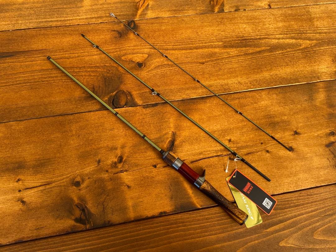 トラウトロッド　5ft ベイトロッド　山女魚　岩魚　ウッドグリップ　渓流釣り