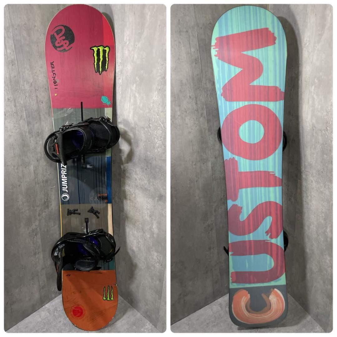 BURTON Custom 154cm スノボ バイン ブーツ 3点セット