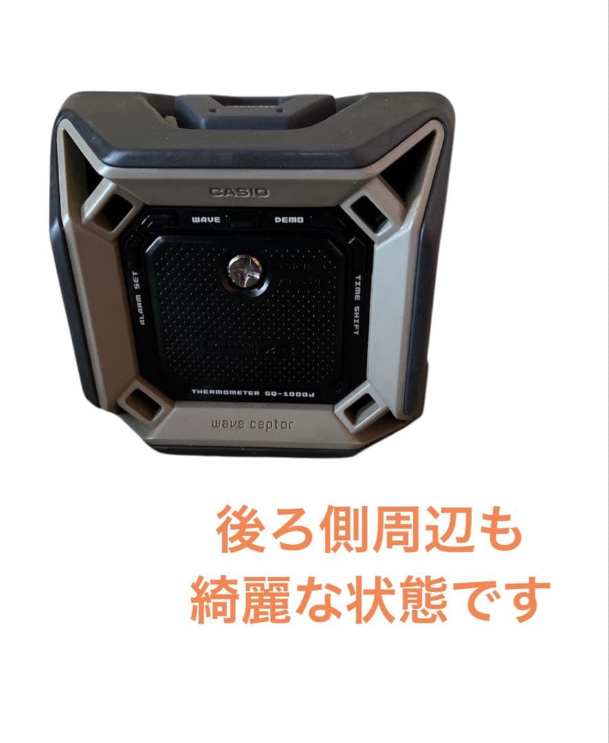 CASIO wave ceptor GQ-1000J 置時計 温度計付 電波時計
