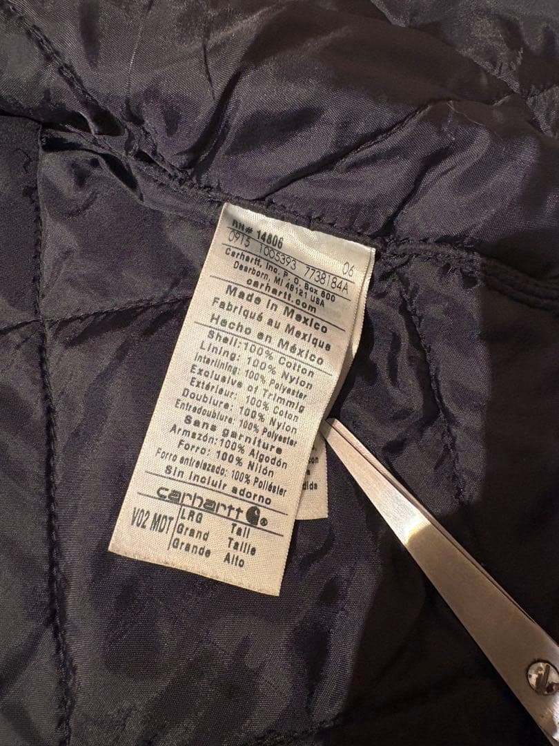 Carhartt ダックベスト 鬼フェード ネイビー メキシコ製