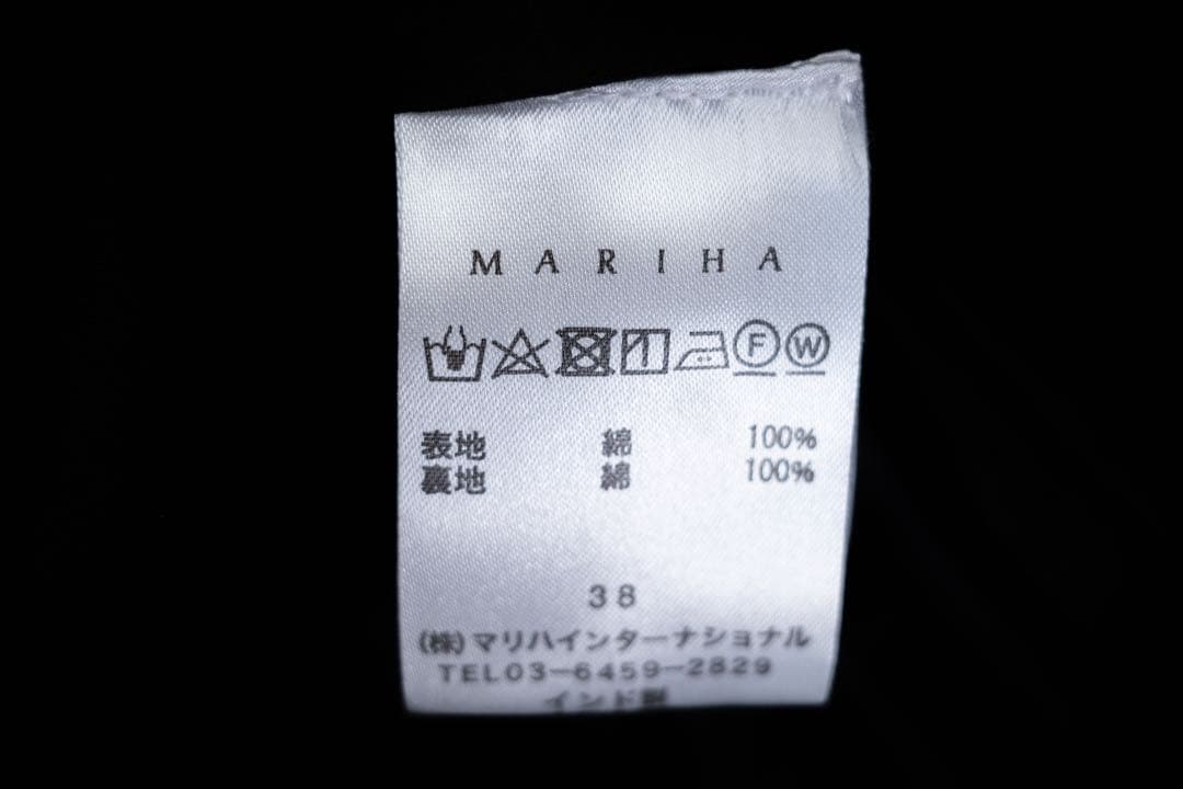 マリハ　MARIHA 草原の虹のドレス　ブラック　38