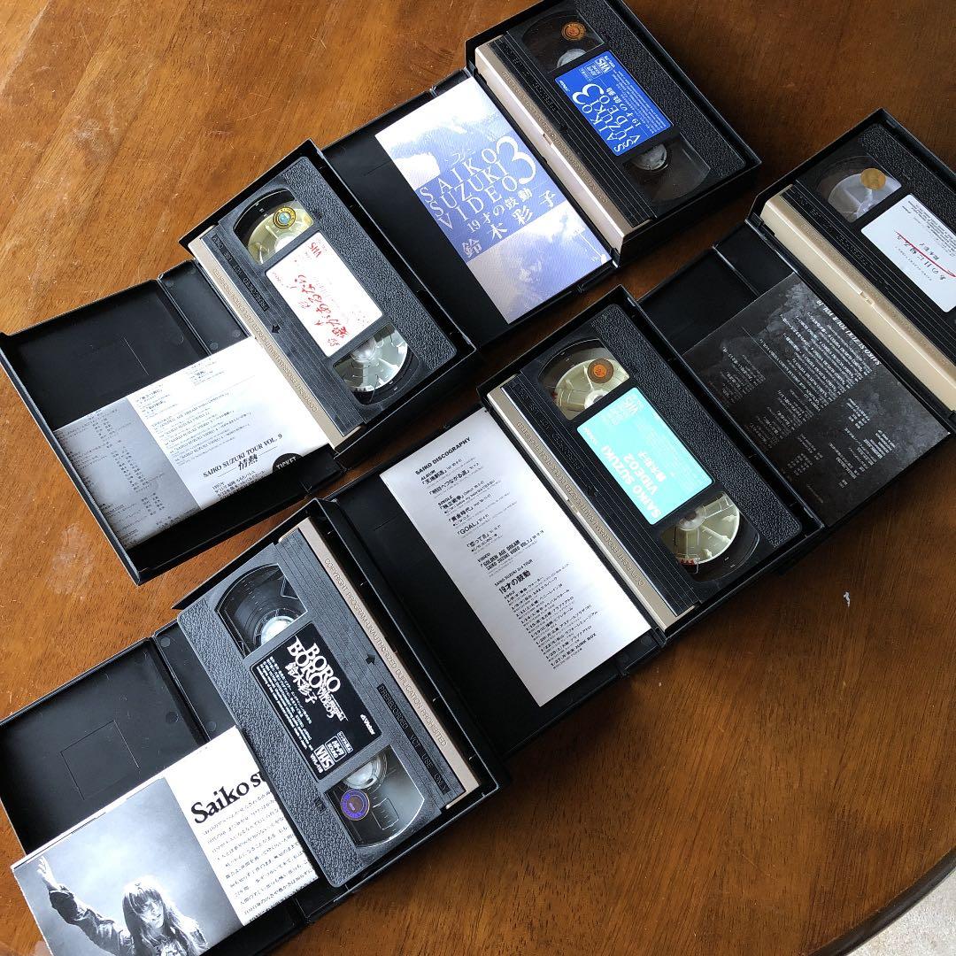 鈴木彩子　VHS ビデオ　5本セット