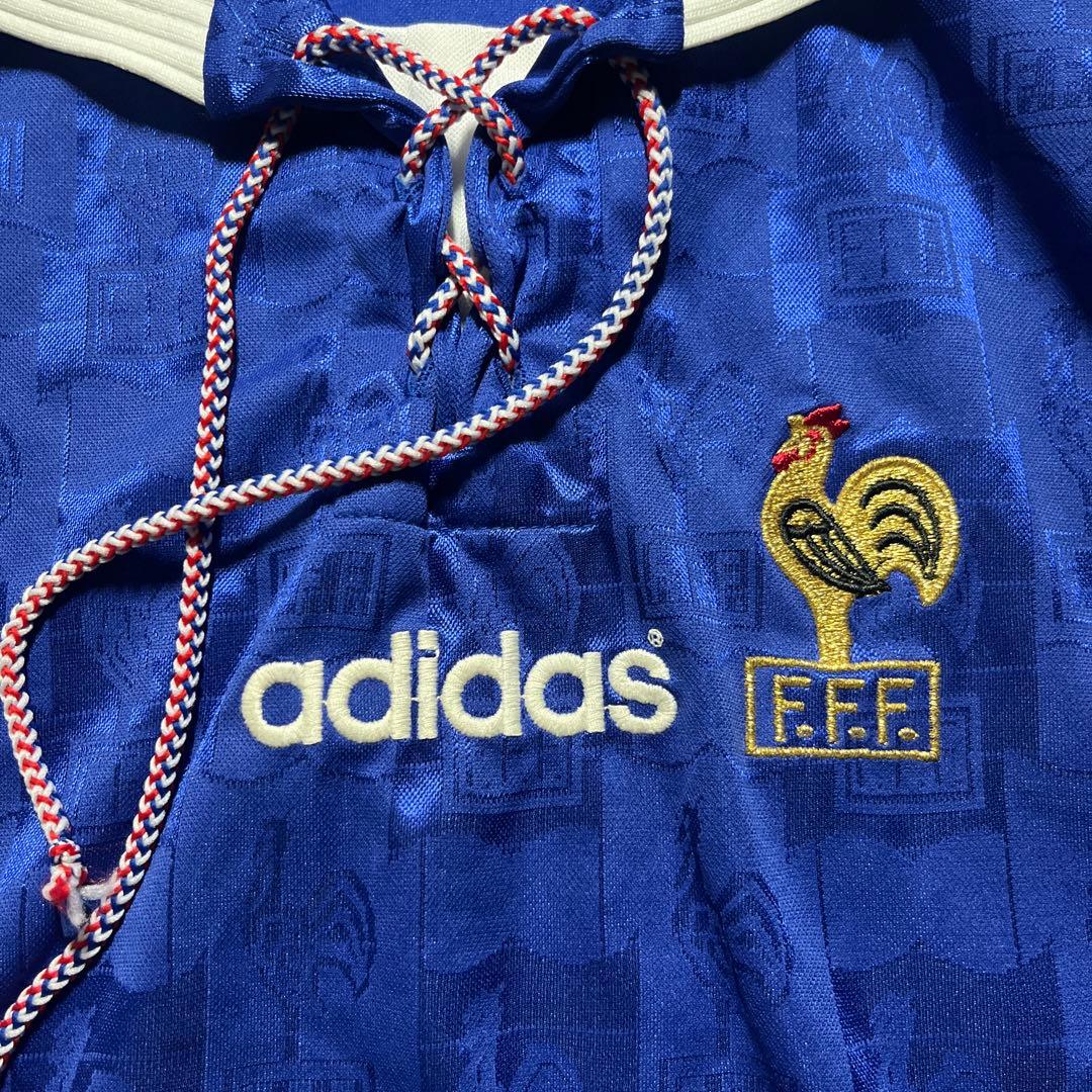 【希少】Lサイズ　フランス代表 96年　サッカーユニフォーム adidas