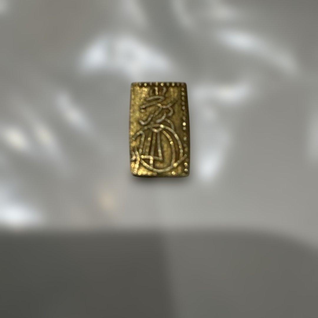 天保二朱判金 1.66g 美品程度 江戸時代 本物　おたからやで鑑定済み　金