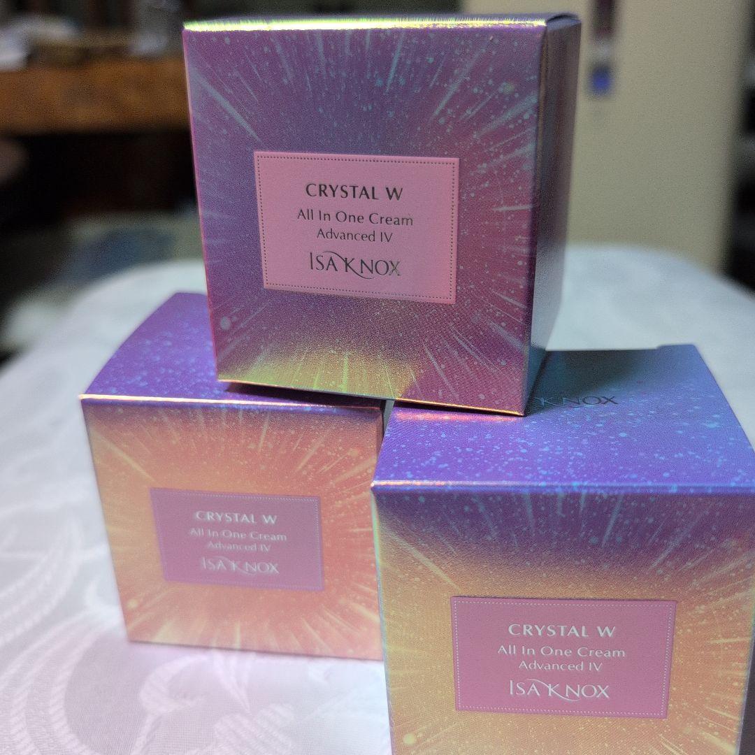 ISA KNOX CRYSTAL W オールインワンクリーム 50ml　3箱