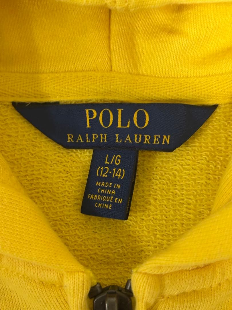 c*a様 【最終価格】Polo Ralph Laurenフルジップパーカー 黄色