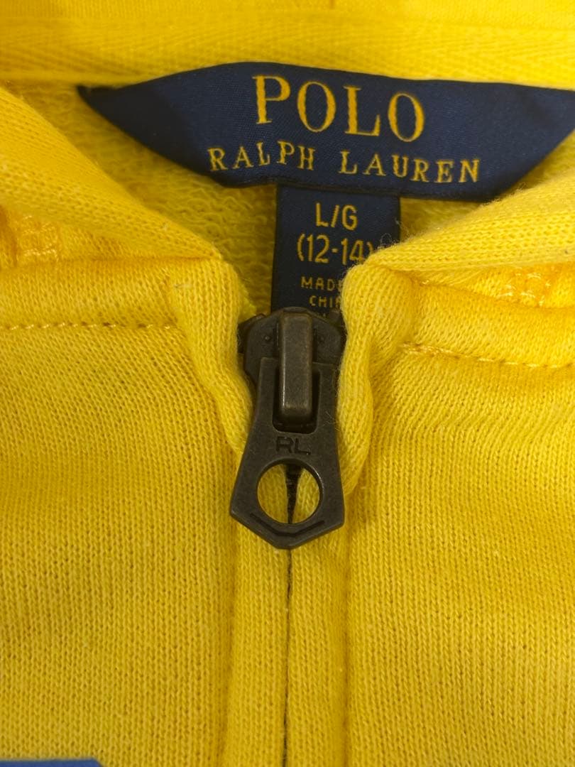 c*a様 【最終価格】Polo Ralph Laurenフルジップパーカー 黄色