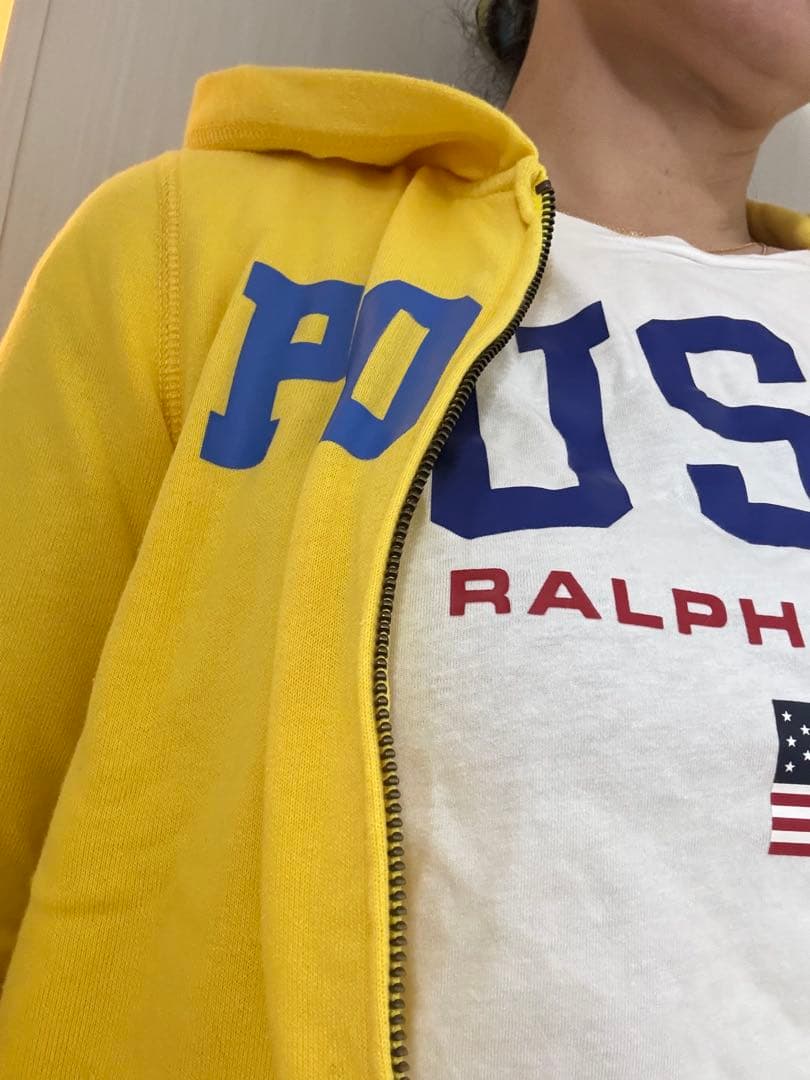 c*a様 【最終価格】Polo Ralph Laurenフルジップパーカー 黄色