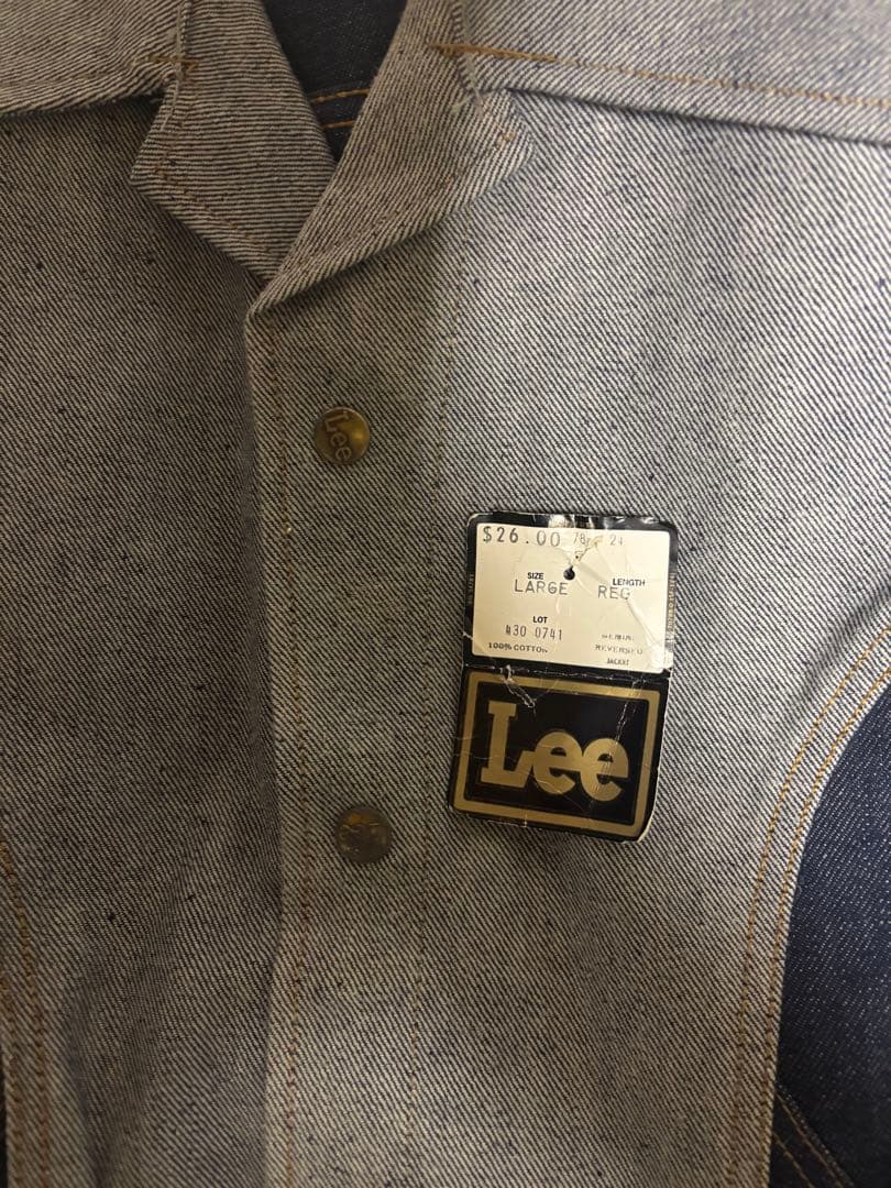 lee リバーシブル　デニムジャケット　珍品