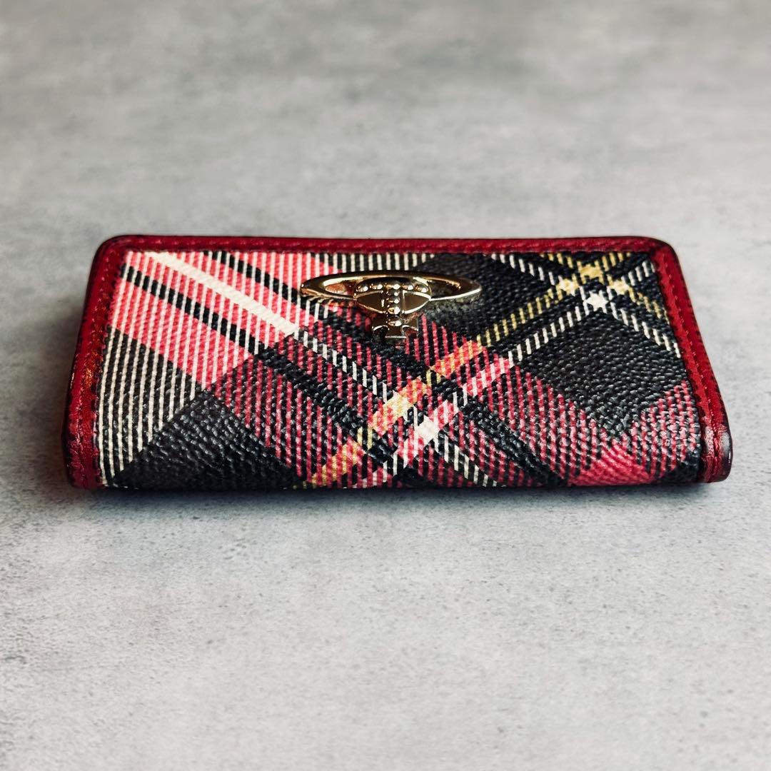 Vivienne Westwood オーブ　チェック　柄　キーケース