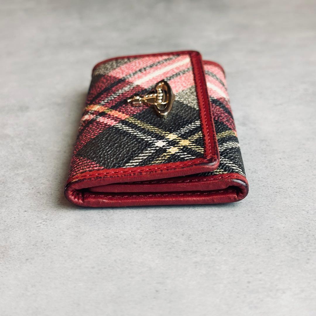 Vivienne Westwood オーブ　チェック　柄　キーケース
